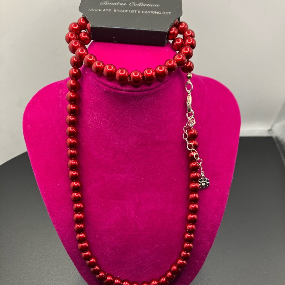 Monet Beaded Necklace & Earring Sets